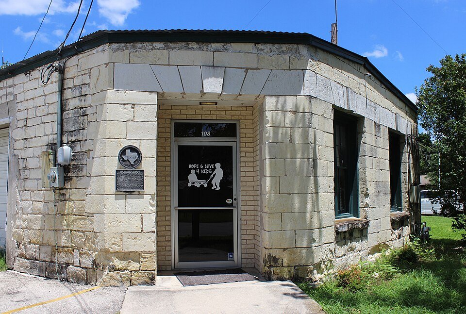 Old D.A. Young Building constructed in 1881. Kyle, Texas.