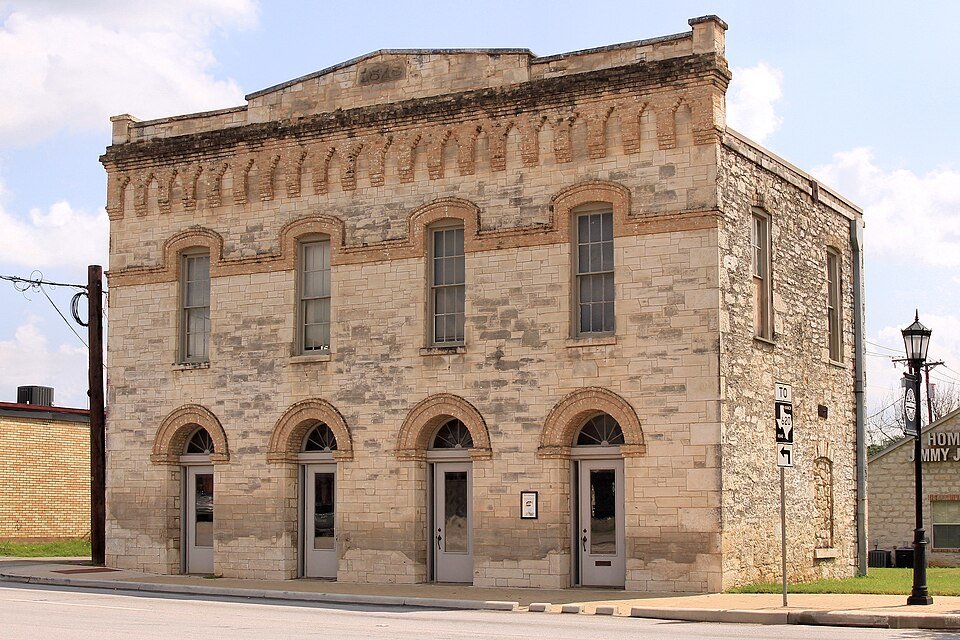 The Old Post Office Building in Round Rock, Texas, United States was built in 1878. It was listed on the National Regist
